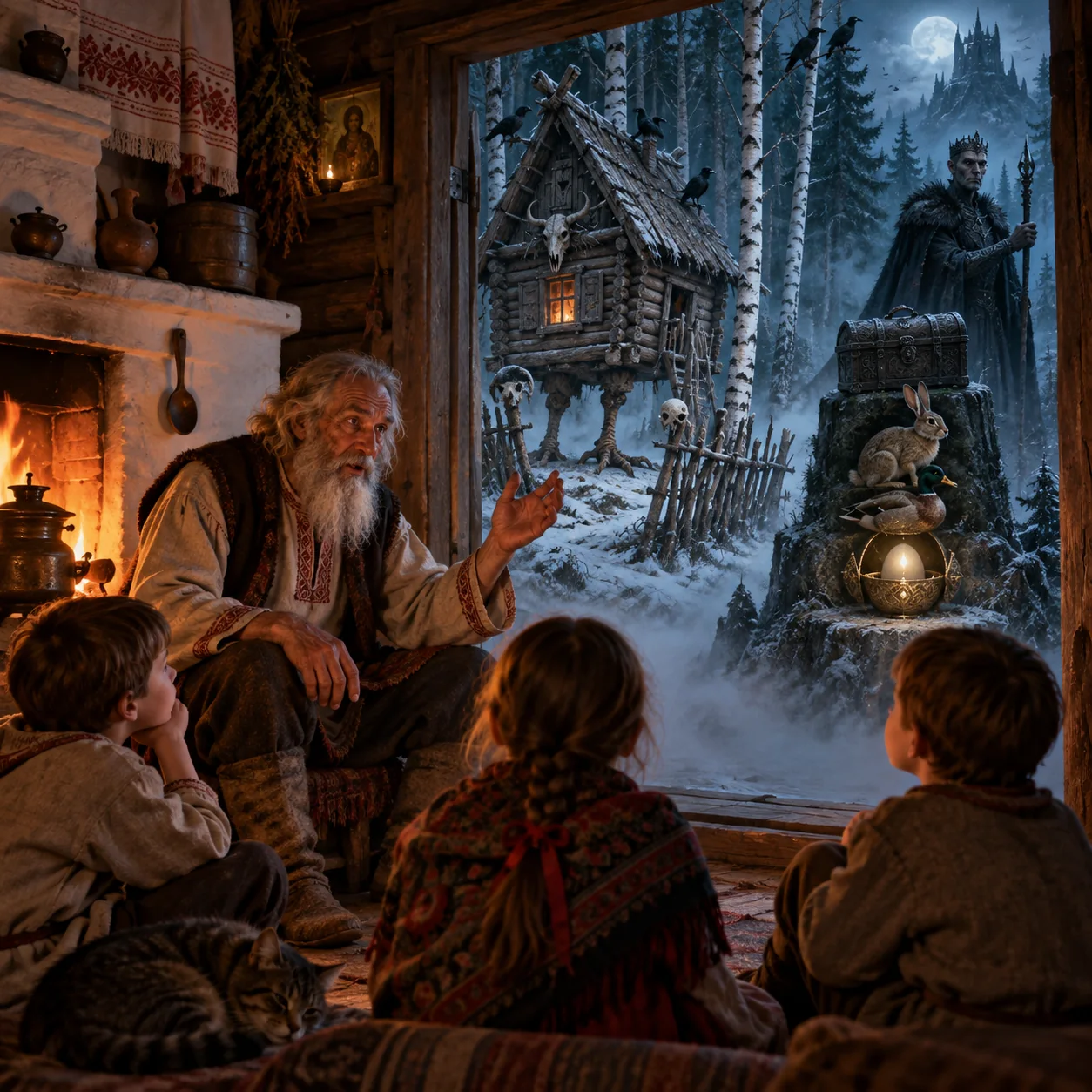 Współczesna wizja artystyczna dla: baba-jaga-koscej