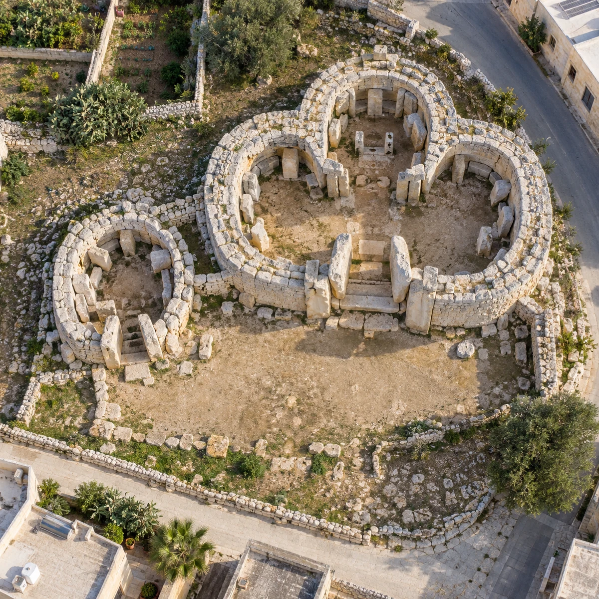 Współczesna wizualizacja stanowiska Ta' Ħaġrat