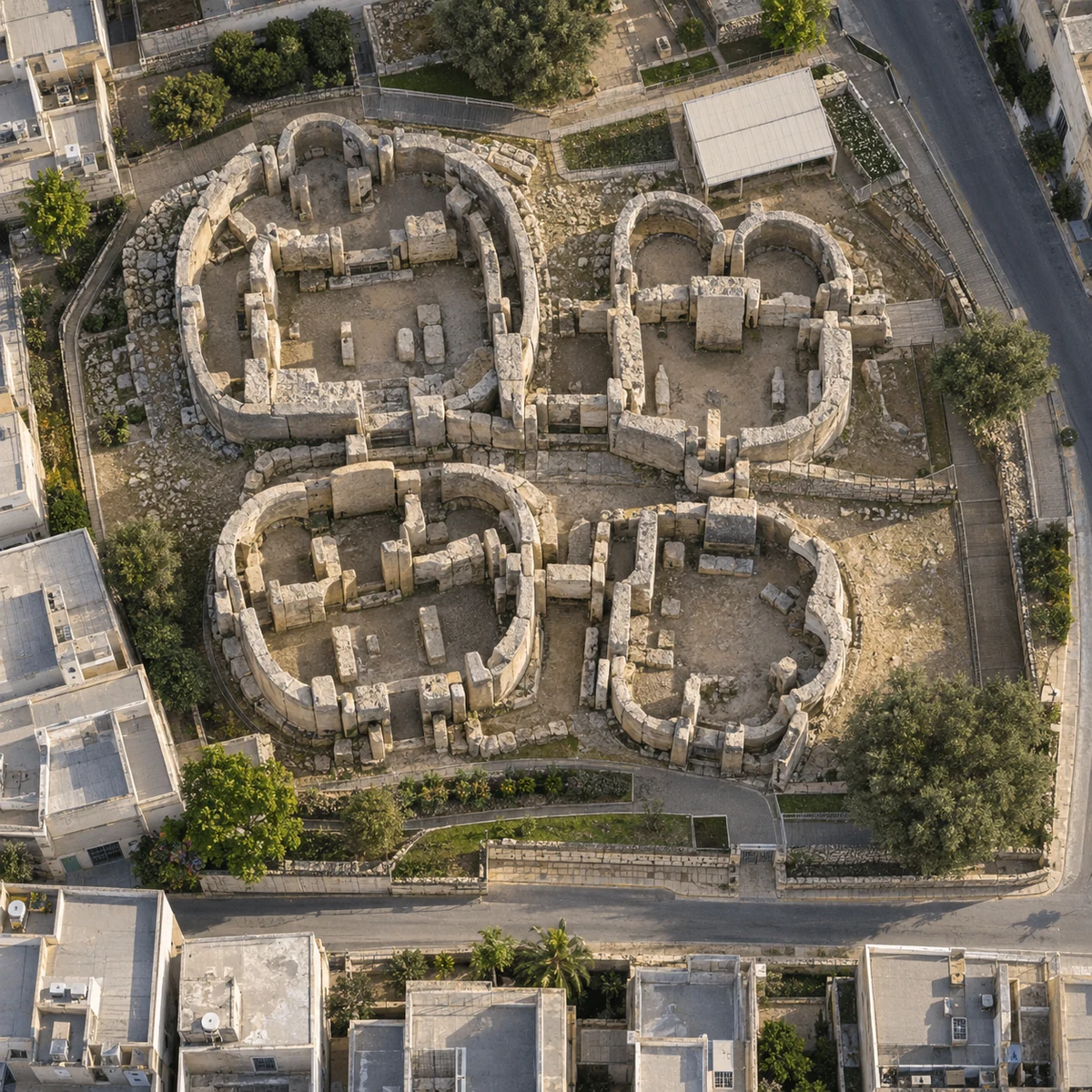 Współczesna wizualizacja stanowiska Tarxien