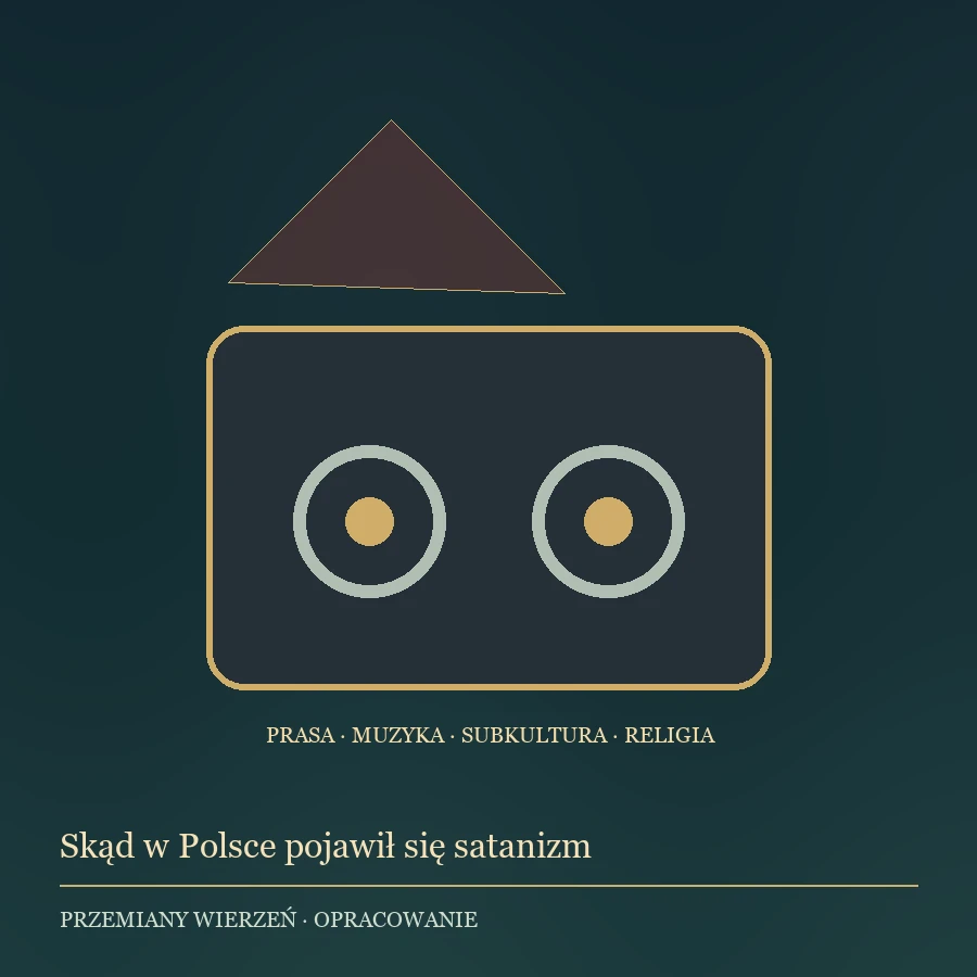 Ilustracja redakcyjna do opisu przemian wierzeń na ziemiach polskich.